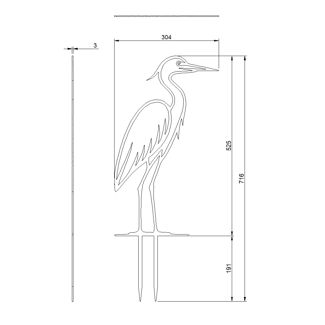 Tuinsteker HERON