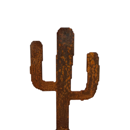 Tuinsteker CACCTUSS – cortenstalen plant cactus voor in de tuin