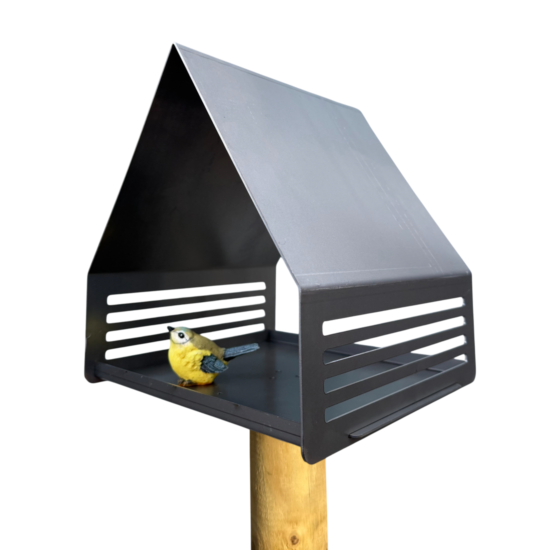 Design vogelvoederstation REZ met strakke vormgeving, duurzaam en weerbestendig