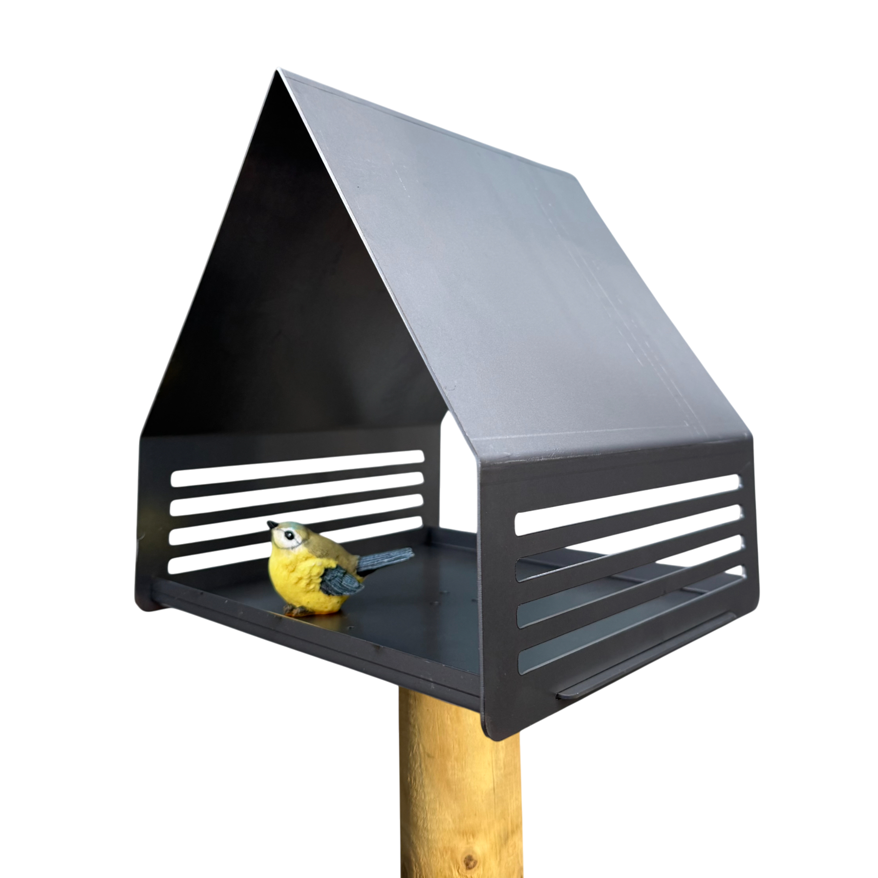 Design vogelvoederstation REZ met strakke vormgeving, duurzaam en weerbestendig