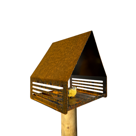 Design vogelvoederstation REZ met strakke vormgeving, duurzaam en weerbestendig