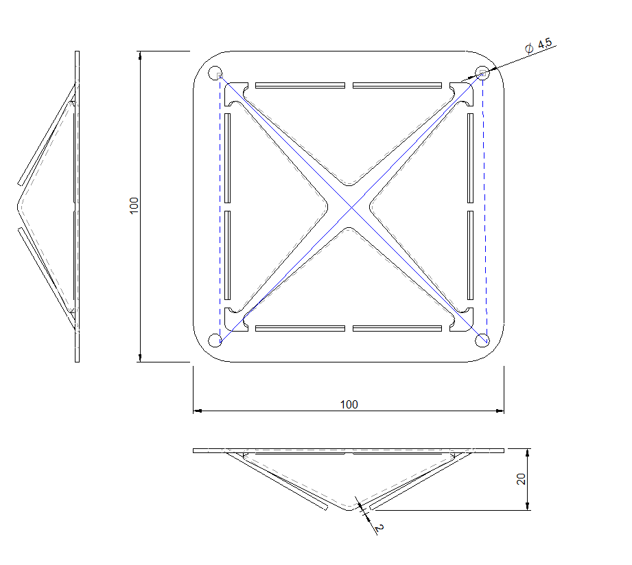 Vogelvoederschaal QUARRY – hangende schaal voor vetbol met touw