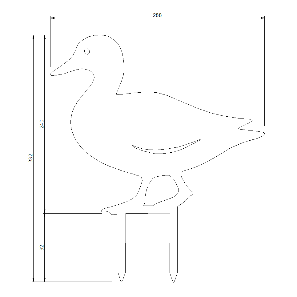 Tuinsteker QUACK