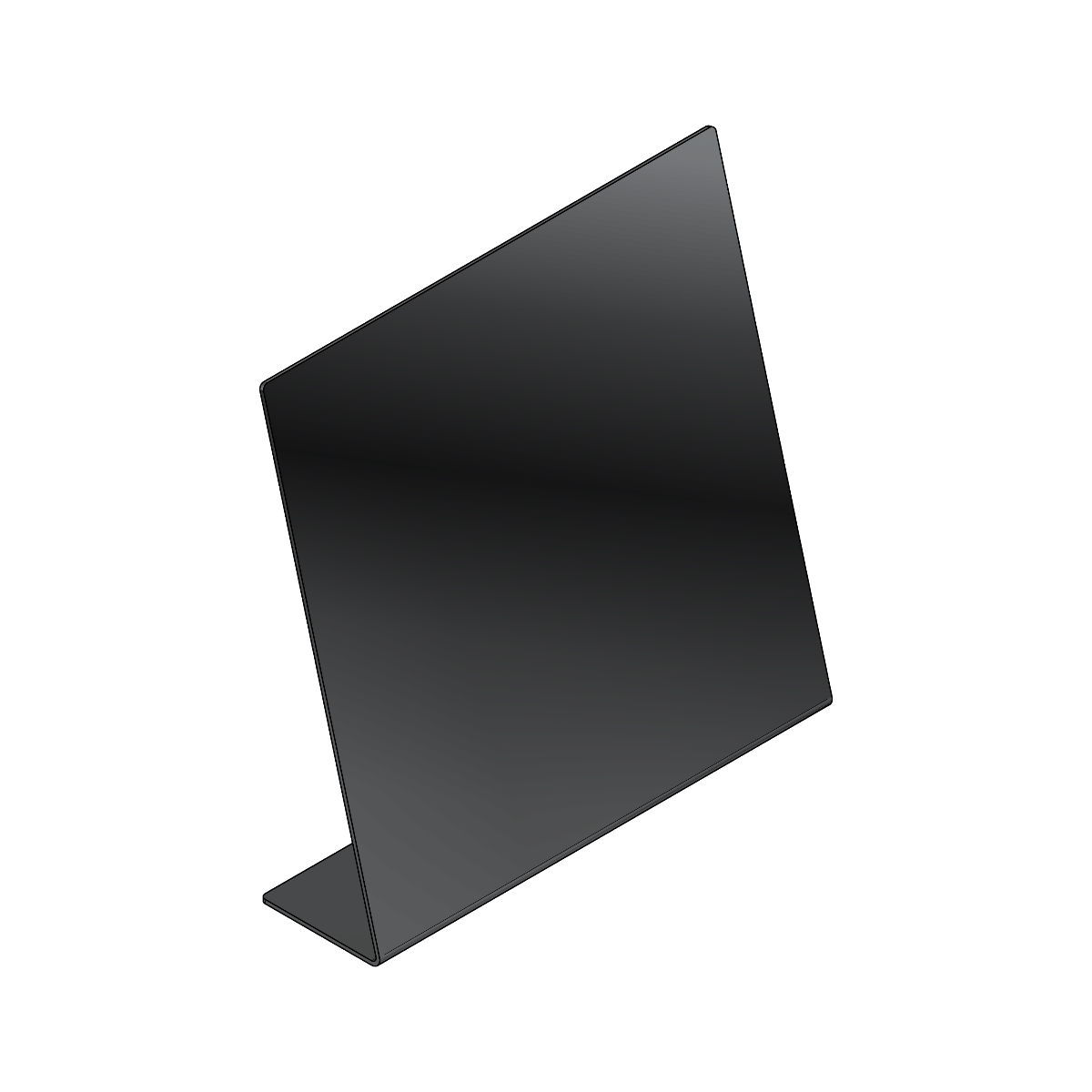 Vierkante Fotoplaat GRID van elektrisch verzinkt DC01 staal met UV-print, staand model voor persoonlijke foto’s