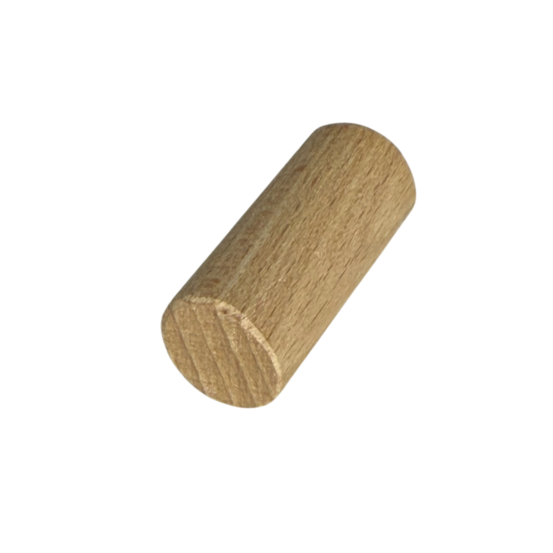 Hardhouten reservestokje met voorgeboord gat voor vogelhuisje