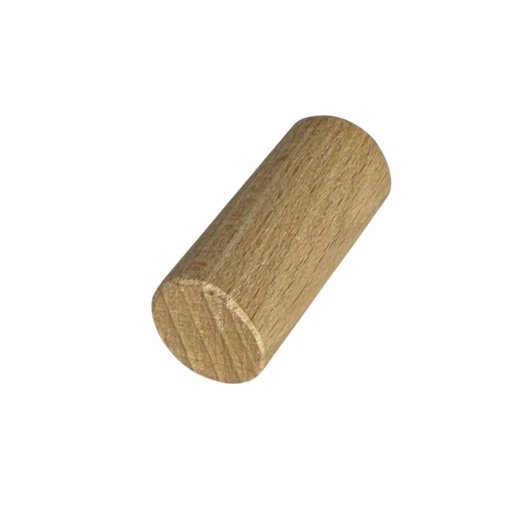 Hardhouten reservestokje met voorgeboord gat voor vogelhuisje