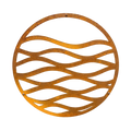 Wanddecoratie WAVE