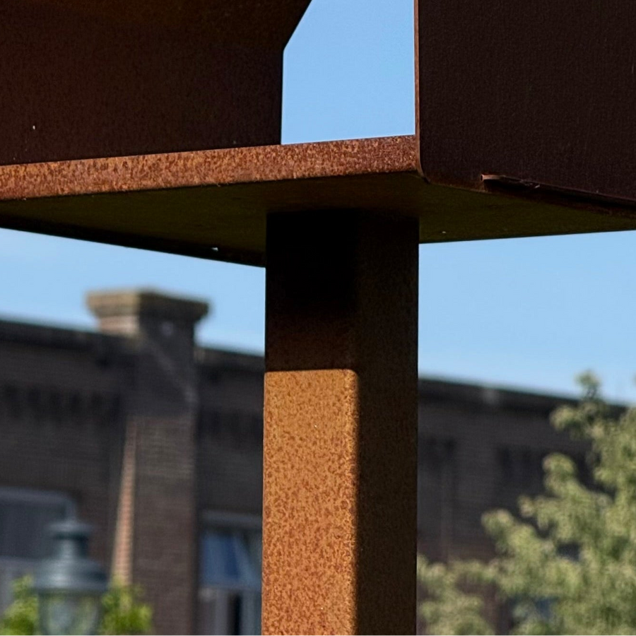 Voederpaal CORTEN