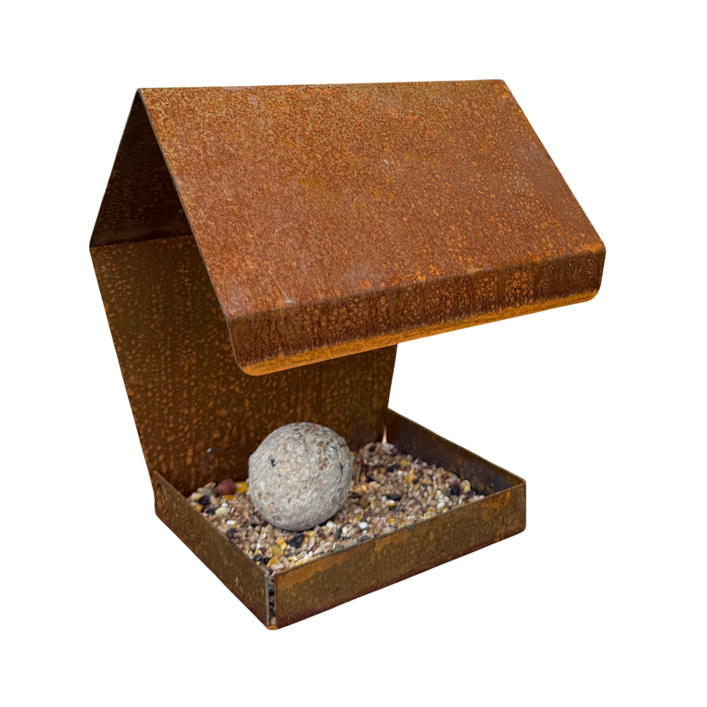 Vogelvoederhuis TEMPLAR – wandvoederhuis met zadeldak