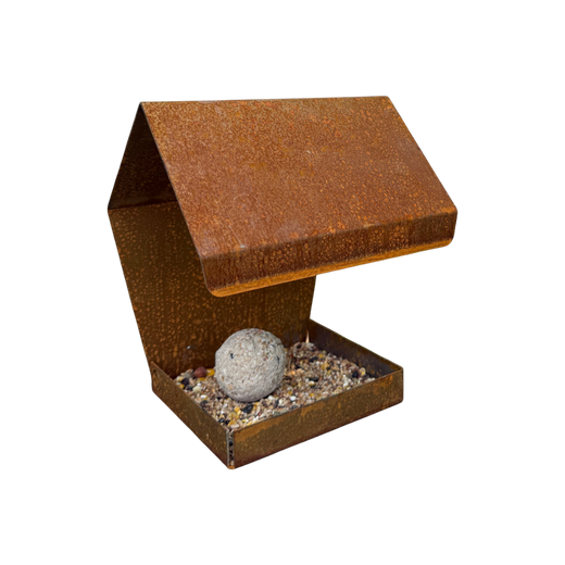 Vogelvoederhuis TEMPLAR – wandvoederhuis met zadeldak