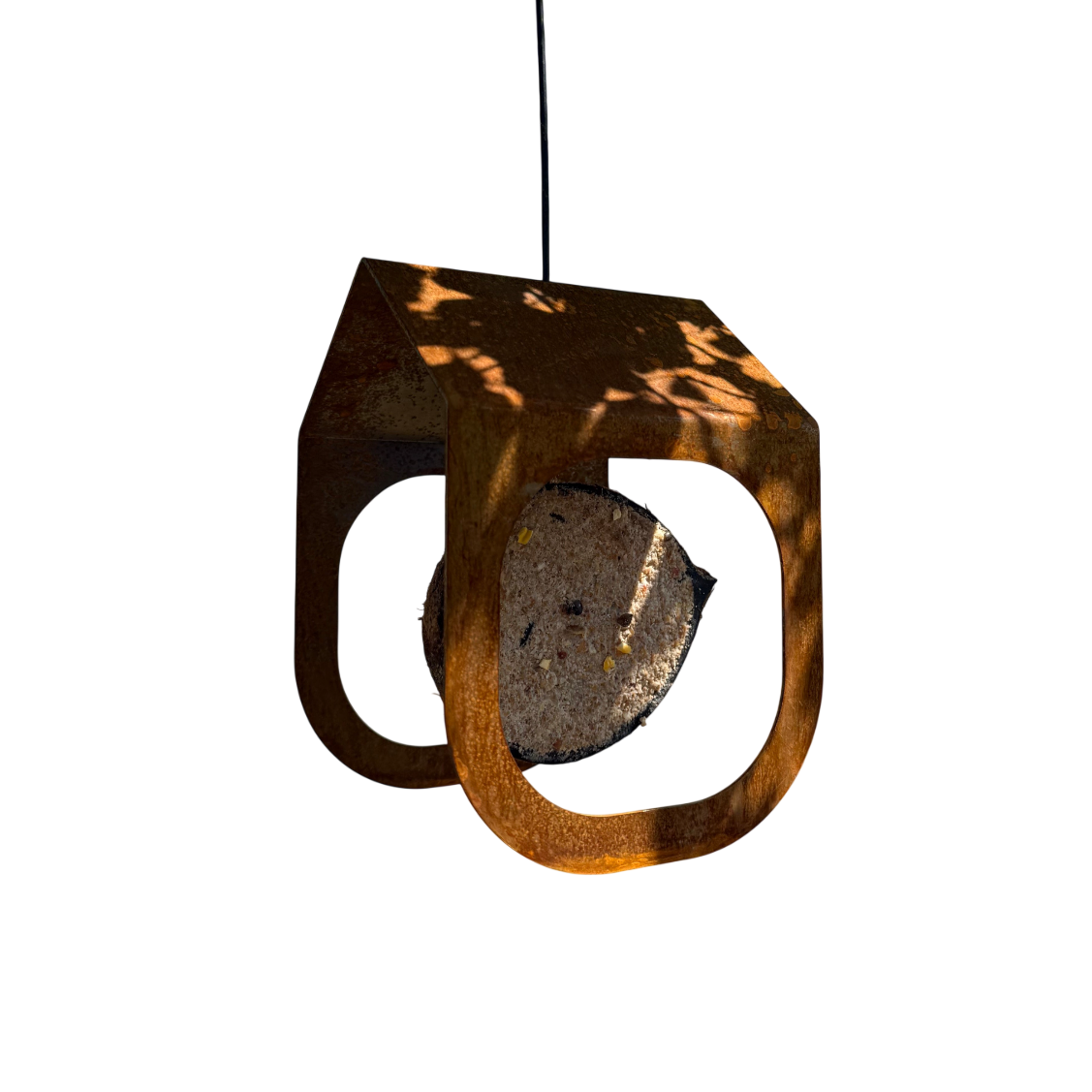 Vogelvoederhuis PHOTON – hangend vogelhuisje met rond gat