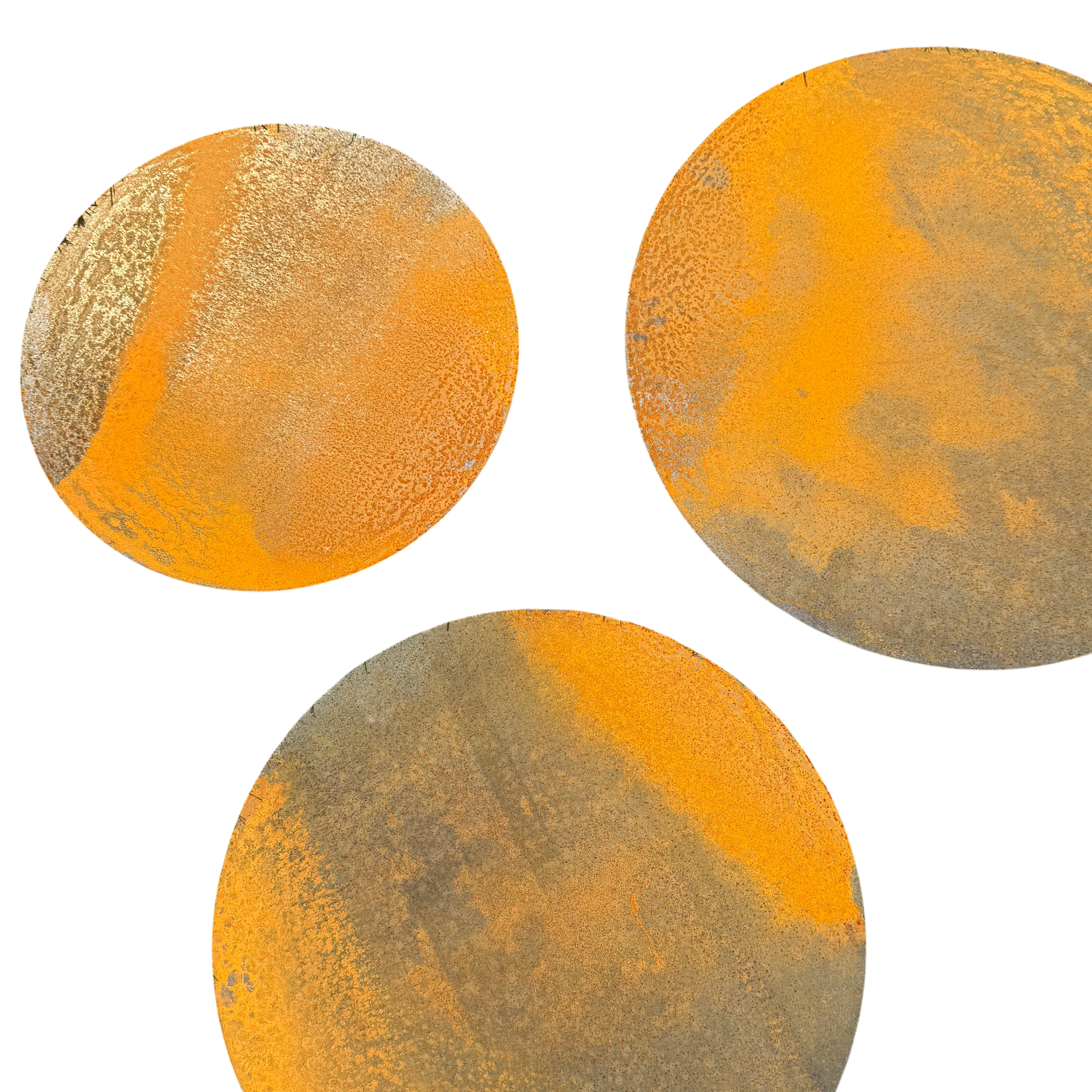 Stapsteen ROUND  – ronde cortenstalen stapsteen Ø30cm Ø35cm Ø40cm