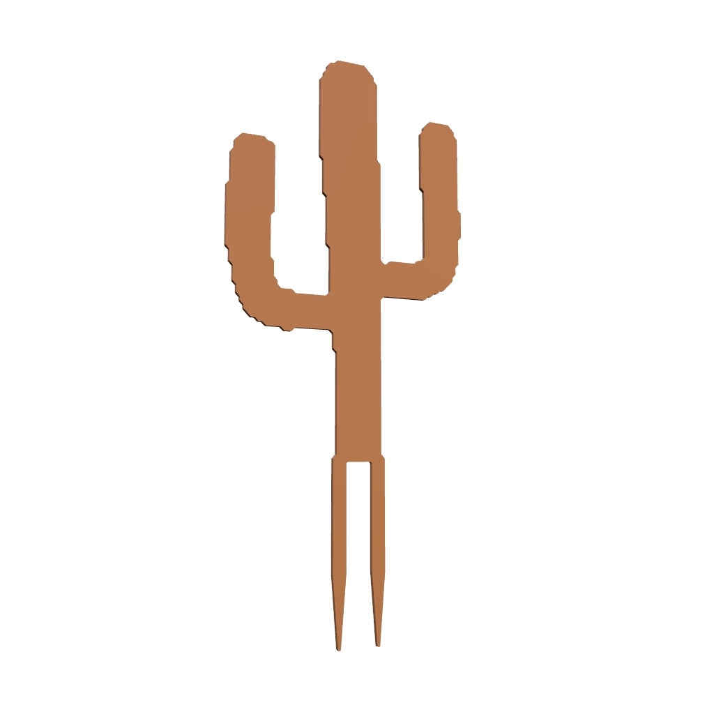 Tuinsteker CACCTUSS – cortenstalen plant cactus voor in de tuin