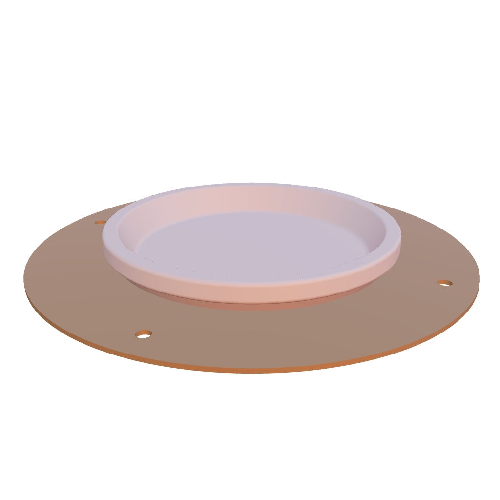 Vogelvoederschaal XENITH – hangend drinkbakje voor vogels met terracotta schaaltje